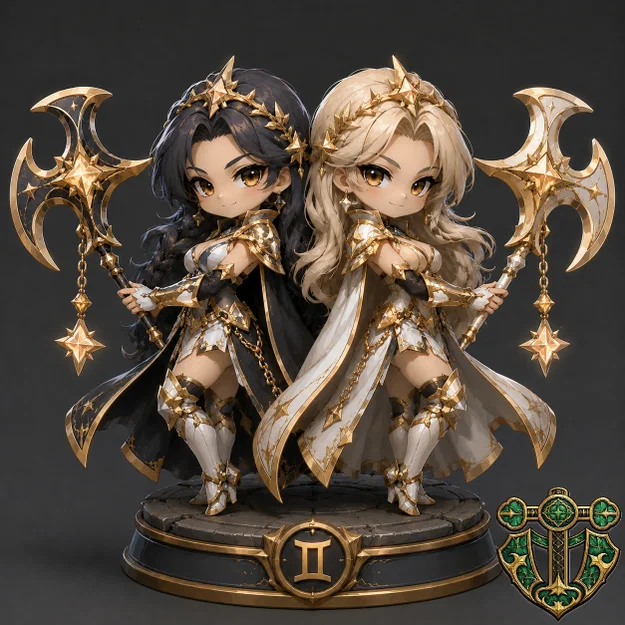 Mô hình Chibi Song Tử (Gemini Twins) - Image 2
