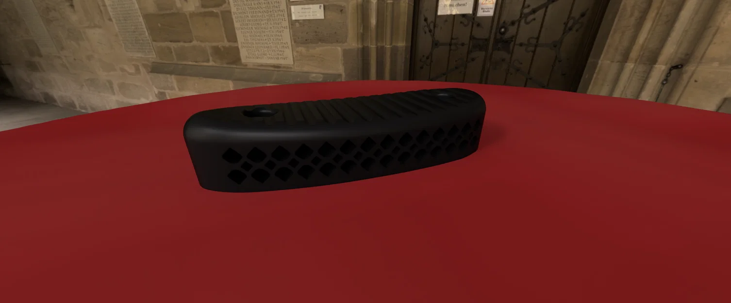 Đệm giảm giật báng súng Winchester 1300 (Recoil Pad) in 3D - Image 1