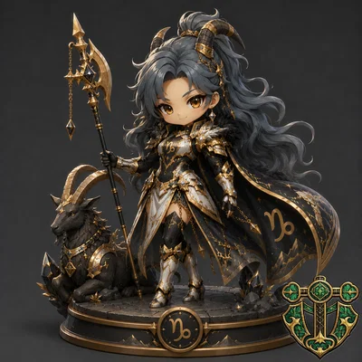 Mô hình Chibi Cung Ma Kết (Capricorn)