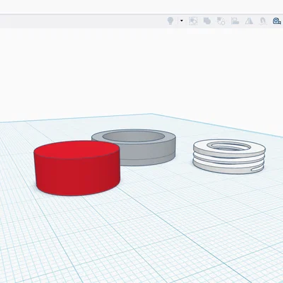Mô hình nút bấm (butten) giải trí 3D đơn giản và thú vị