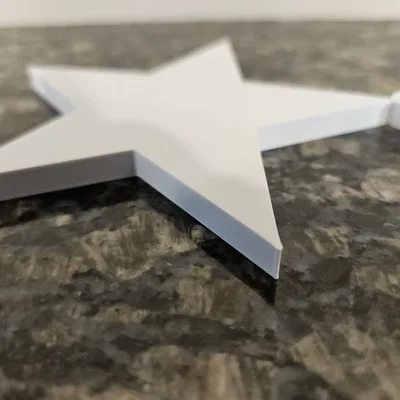 Mẫu trang trí hình ngôi sao 5 cánh (Star Ornament) in 3D đẹp