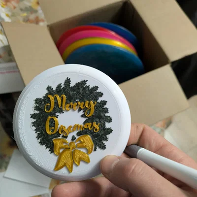 Merry Discmas Mini - Mẫu đĩa Disc Golf 3D độc đáo cho lễ hội