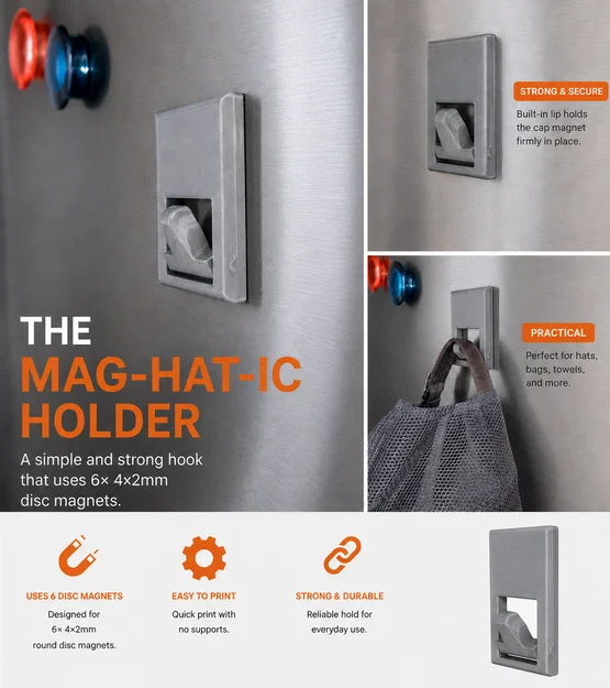 Móc treo nam châm Mag-Hat-ic Holder - Image 1