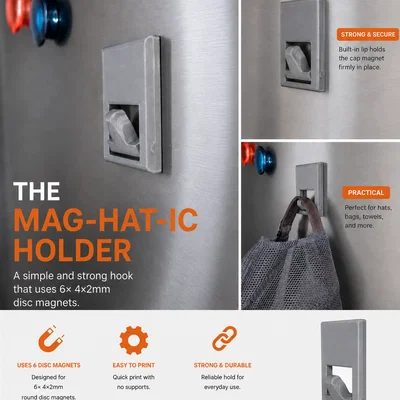 Móc treo nam châm Mag-Hat-ic Holder