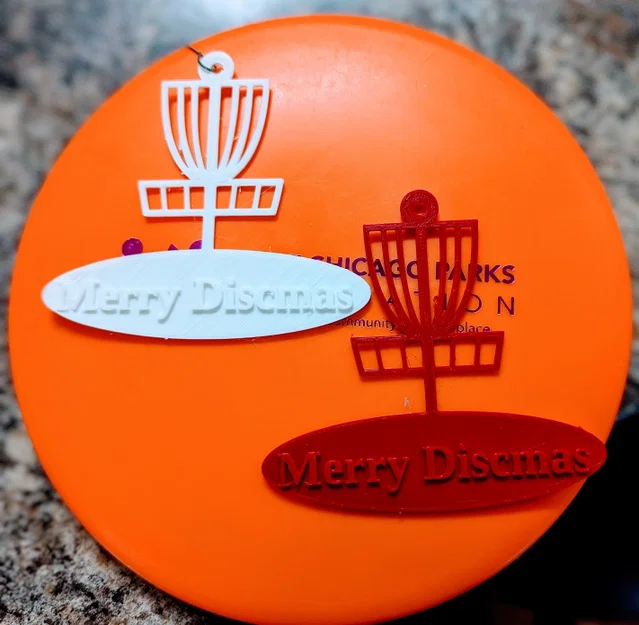 Trang trí Giáng sinh Merry Discmas cho tín đồ Disc Golf - Image 2
