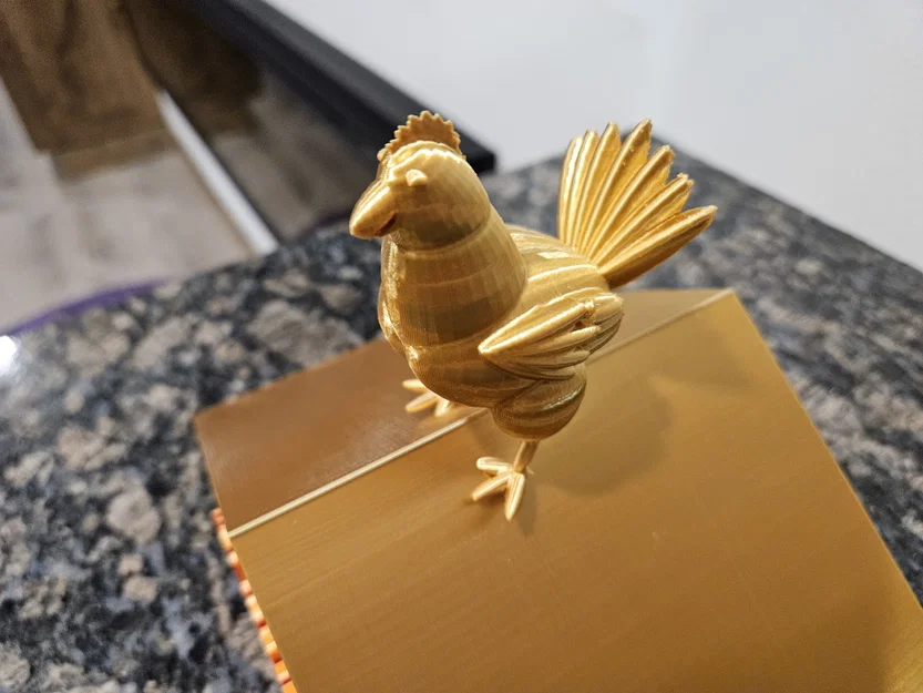 Cúp vinh danh Hot Wheels - Mẫu in 3D hình gà độc đáo - Image 3