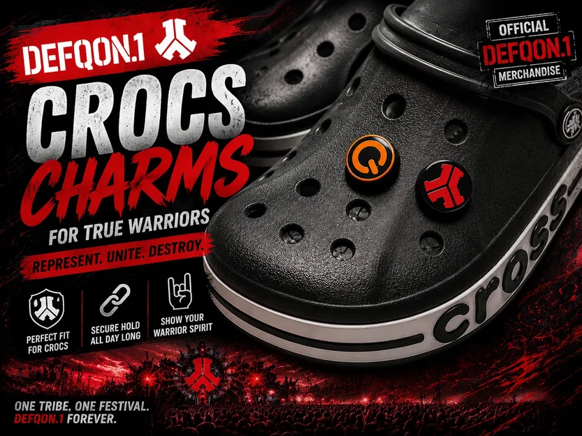 DEFQON.1 CROCS CHARM - PHỤ KIỆN CHO DÂN CHƠI FESTIVAL - Image 1