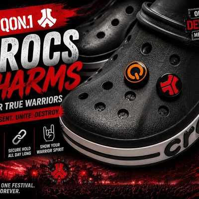 DEFQON.1 CROCS CHARM - PHỤ KIỆN CHO DÂN CHƠI FESTIVAL