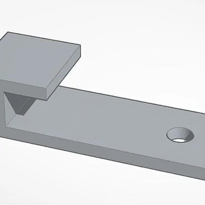 Móc Treo Mũ Gắn Tường Đơn Giản - File In 3D Tiện Dụng