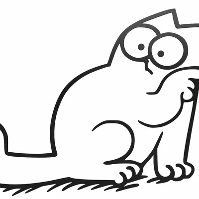 Bộ sưu tập 15 mô hình 3D Simon's Cat silhouette trang trí