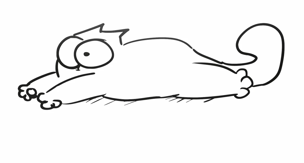 Bộ sưu tập 15 mô hình 3D Simon's Cat silhouette trang trí - Image 3