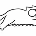 Bộ sưu tập 15 mô hình 3D Simon's Cat silhouette trang trí - Thumbnail 7