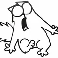 Bộ sưu tập 15 mô hình 3D Simon's Cat silhouette trang trí - Thumbnail 8