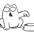 Bộ sưu tập 15 mô hình 3D Simon's Cat silhouette trang trí - Thumbnail 10