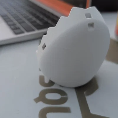 Vỏ bảo vệ 3D độc đáo cho Bornhack Badge 2026 Cyber Egg
