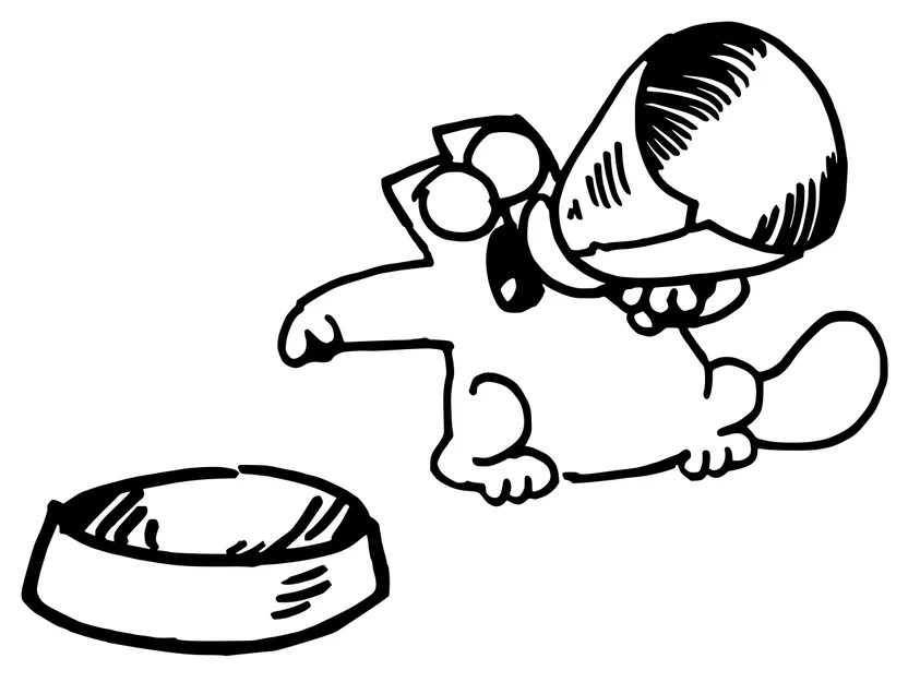 Bộ sưu tập 15 mô hình 3D Simon's Cat silhouette trang trí - Image 14