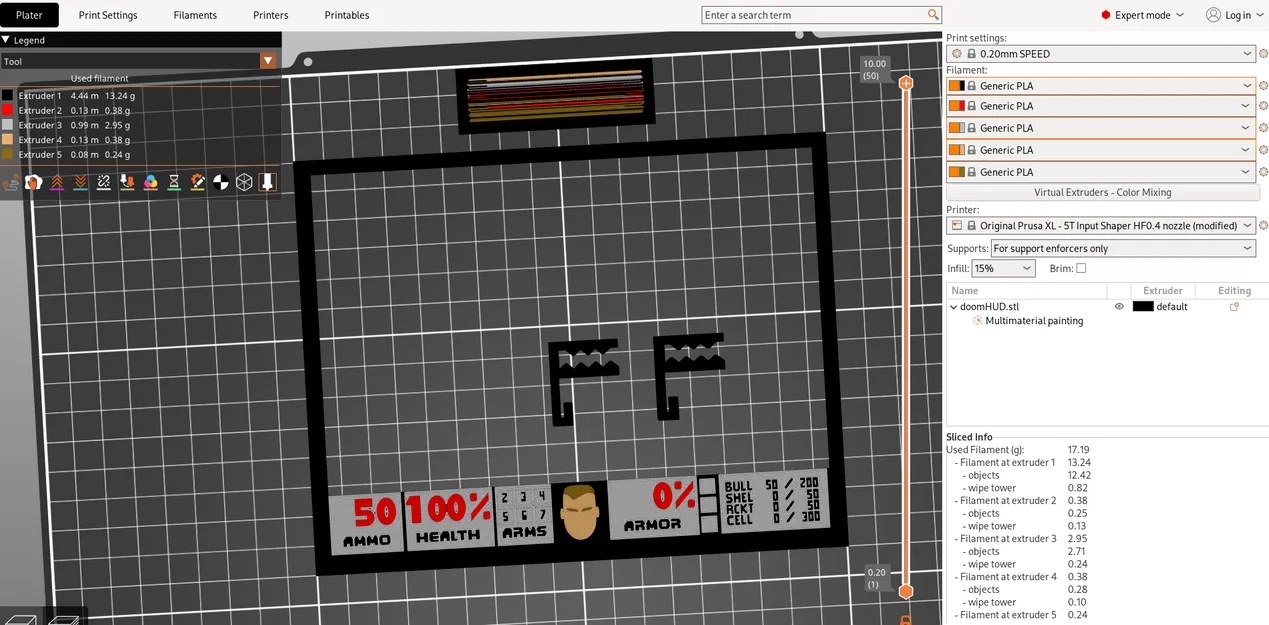 Phụ kiện Doom HUD gắn nón cực chất cho fan game 3D - Image 3