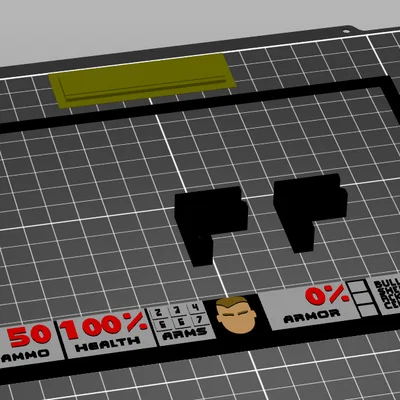 Phụ kiện Doom HUD gắn nón cực chất cho fan game 3D