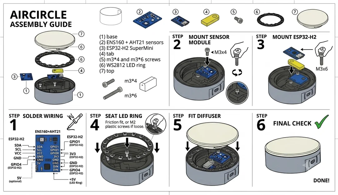 AirCircle — Vỏ hộp máy đo chất lượng không khí DIY - Image 2
