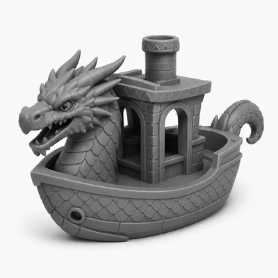 Dragon Benchy - Mô hình thuyền rồng 3D độc lạ cho máy in FDM
