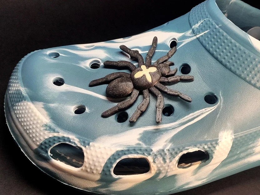 Spider on Crocs - Nhện gắn dép Crocs - Image 1