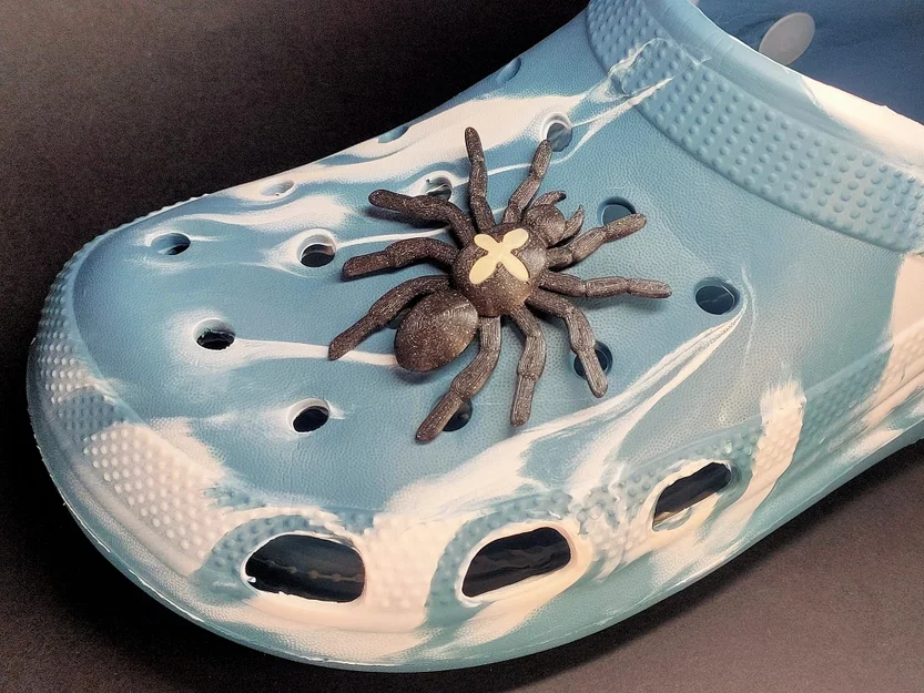 Spider on Crocs - Nhện gắn dép Crocs - Image 3