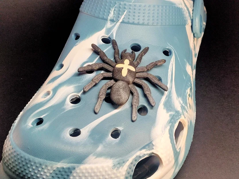 Spider on Crocs - Nhện gắn dép Crocs - Image 4