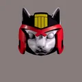 Mũ bảo hiểm Judge Dredd cho mèo – File STL + 3MF đa màu - Thumbnail 12