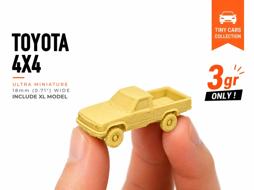 Toyota 4x4 Nhỏ Xíu - Bộ Sưu Tập Xe Mini - Image 1