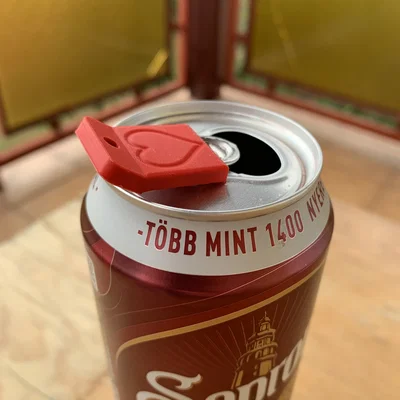 Dụng cụ mở lon hình trái tim - Bảo vệ móng tay tiện lợi