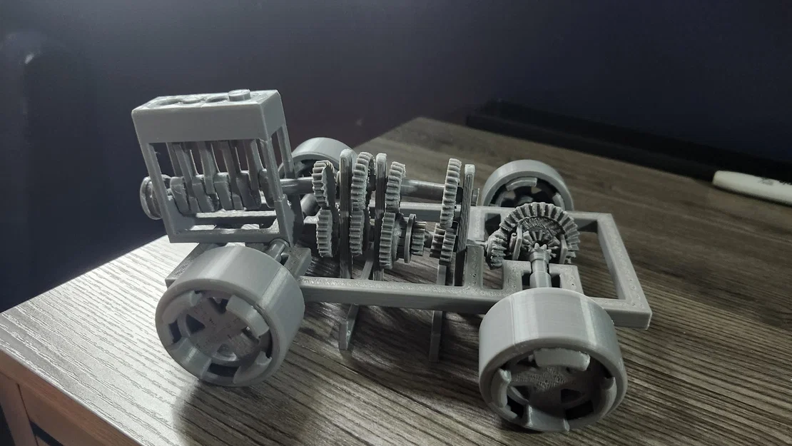 MiniMoto Educational Drivetrain V1-Fixed: Mô hình truyền động giáo dục trực quan - Image 7