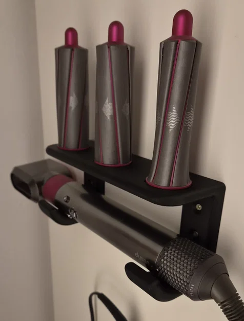 Giá treo máy tạo kiểu tóc Dyson Airwrap và phụ kiện 3D gọn gàng - Image 1