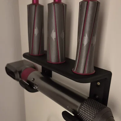 Giá treo máy tạo kiểu tóc Dyson Airwrap và phụ kiện 3D gọn gàng