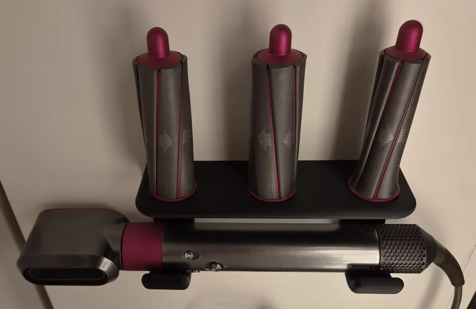 Giá treo máy tạo kiểu tóc Dyson Airwrap và phụ kiện 3D gọn gàng - Image 2
