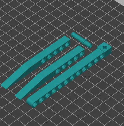 Bộ khung lắp ghép kiểu LEGO Technic đa năng cho trưng bày - Image 1