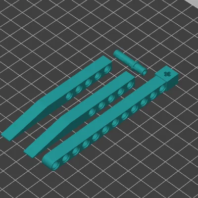 Bộ khung lắp ghép kiểu LEGO Technic đa năng cho trưng bày
