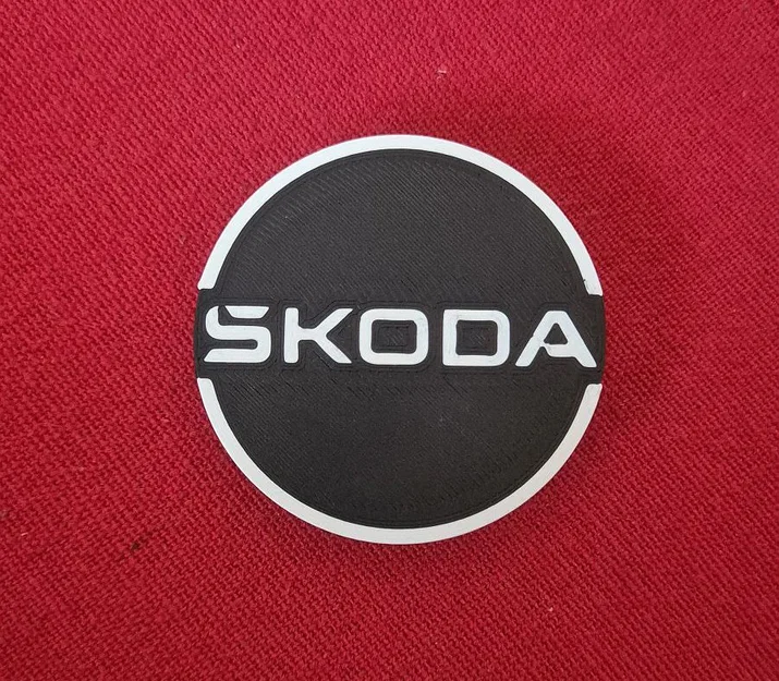 Nắp chụp mâm xe Skoda 52 mm - Image 1