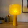 Đèn Bàn Retro - Chụp Đèn Họa Tiết Bong Bóng với Đế Cổ Điển - Thumbnail 2