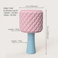 Đèn Bàn Retro - Chụp Đèn Họa Tiết Bong Bóng với Đế Cổ Điển - Thumbnail 4