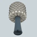 Đèn Bàn Retro - Chụp Đèn Họa Tiết Bong Bóng với Đế Cổ Điển - Thumbnail 7