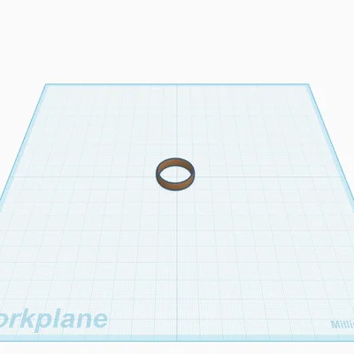 Mẫu nhẫn trơn in 3D (Ring Model) đơn giản - Kiểm tra máy in 3D hiệu quả