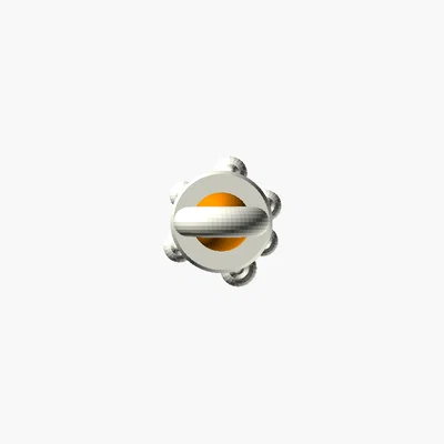 Charm Bông Tai Nến Tan Chảy — Thiết Kế 2 Màu