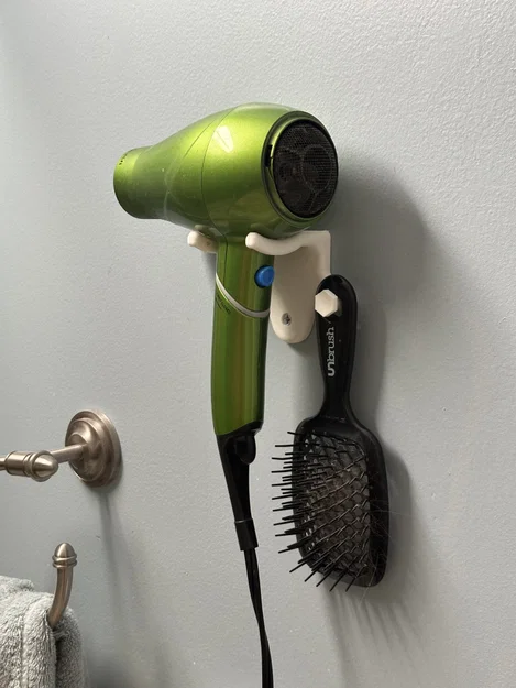 Giá treo máy sấy và lược UNbrush - Image 1
