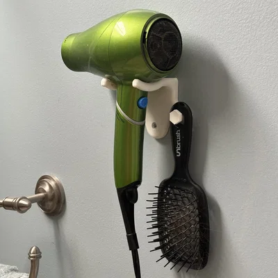 Giá treo máy sấy và lược UNbrush