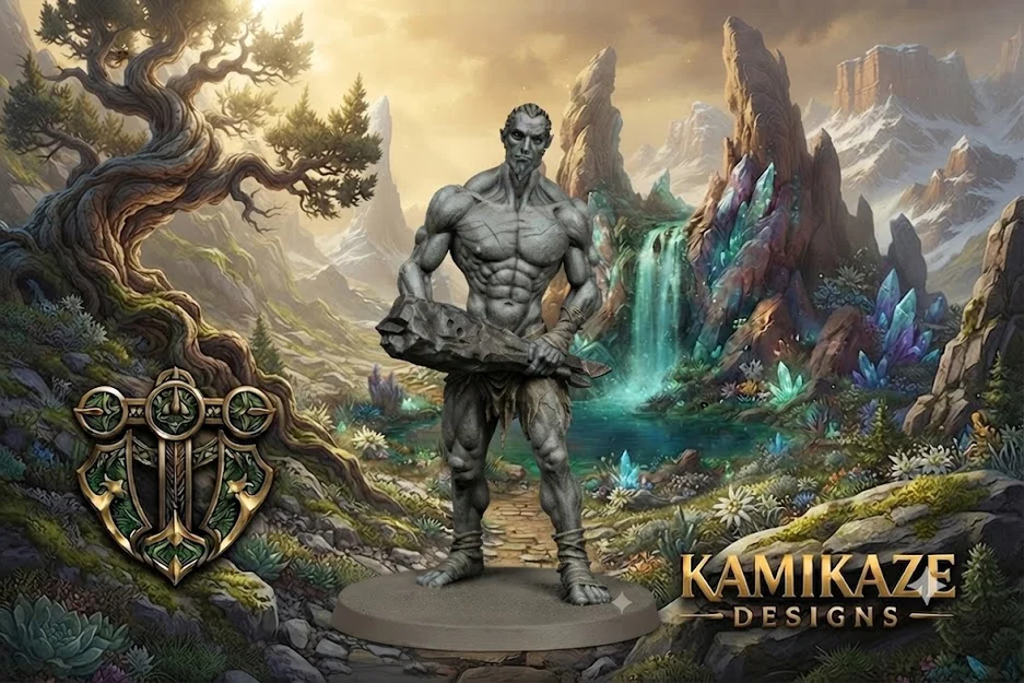 Mô hình Stone Giant cho game RPG - Image 1