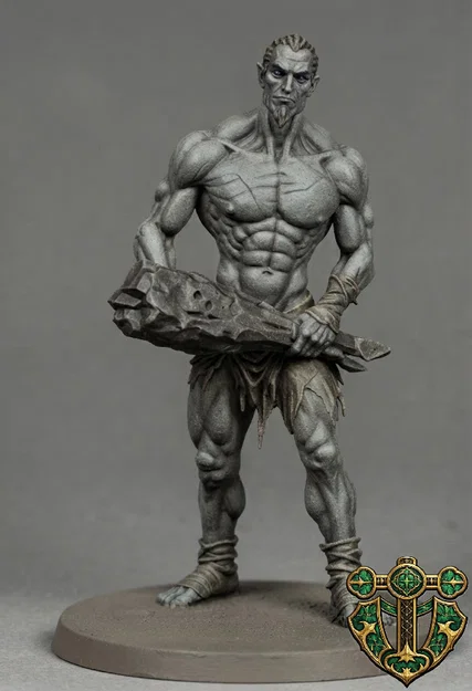 Mô hình Stone Giant cho game RPG - Image 2