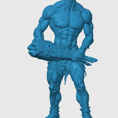 Mô hình Stone Giant cho game RPG