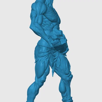 Mô hình Stone Giant cho game RPG