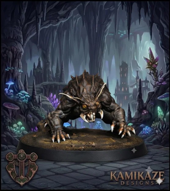 Mô hình quái vật Umber Hulk cho game nhập vai - Image 1