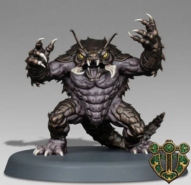 Mô hình Umber Hulk 2 cho game RPG - Image 2